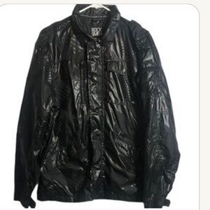New Money RockSmith Tokyo Black Windbreaker Size Large